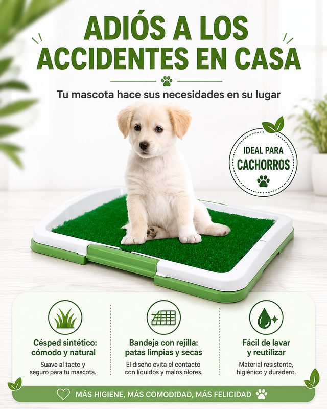 Tapete Limpia Patas para Mascotas — Adiós a las Huellas de Barro en Casa