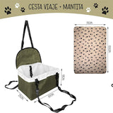 Asiento de Auto para Mascotas — Viajes Seguros y Cómodos