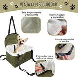 Asiento de Auto para Mascotas — Viajes Seguros y Cómodos