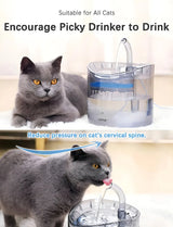 Bebedero Fuente para Gatos y Perros — Agua Fresca que los Invita a Beber