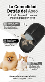 Guante Cepillo para Mascotas — Acaricia y Quita el Pelo Suelto a la Vez