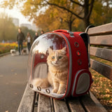 Mochila Transportadora para Mascotas (Gris) — Llévalo Contigo a Todos Lados