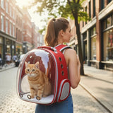 Mochila Transportadora para Mascotas (Gris) — Llévalo Contigo a Todos Lados