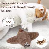 Juguete Interactivo Pájaro Volador para Gatos — Despierta su Instinto Cazador