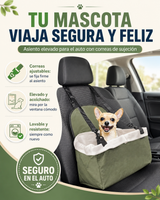 Asiento de Auto para Mascotas — Viajes Seguros y Cómodos