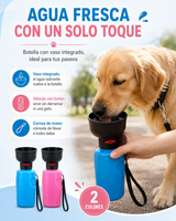 Botella de Agua Portátil para Mascotas — Hidrátala en Cualquier Lugar