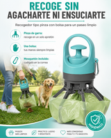 Recogedor de Caca para Perros tipo Pinza — Recoge Sin Agacharte ni Ensuciarte