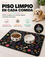 Mantel Antiderrame para Comedero — Piso Limpio en Cada Comida
