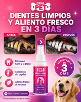 Spray Bucal Oral Pet para Mascotas — Aliento Fresco Sin Cepillar
